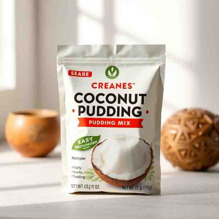 Creamy Coconut Pudding Mix - Easy Micronesian Taro Recipe